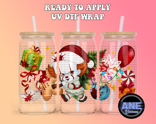 Balloon Christmas uvdtf wrap