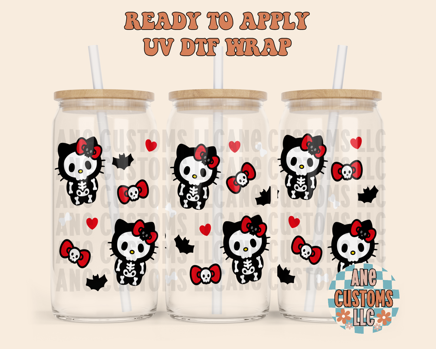 HK skeleton UVDTF WRAP