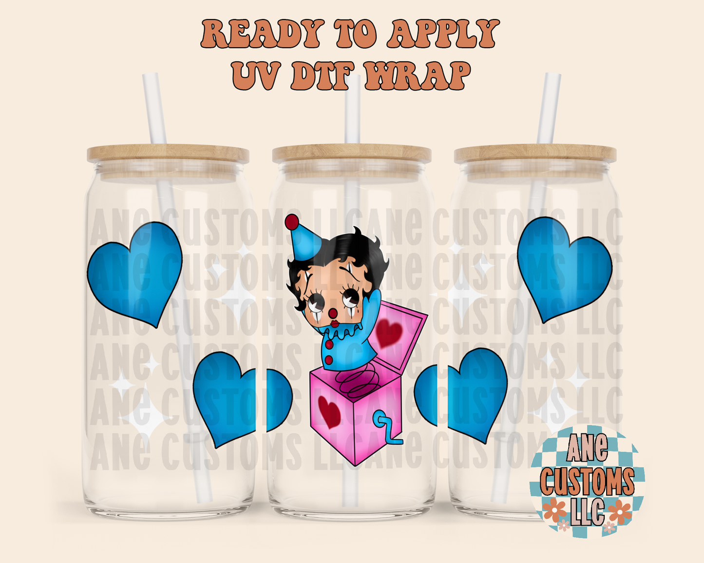 BB toy blue UVDTF WRAP