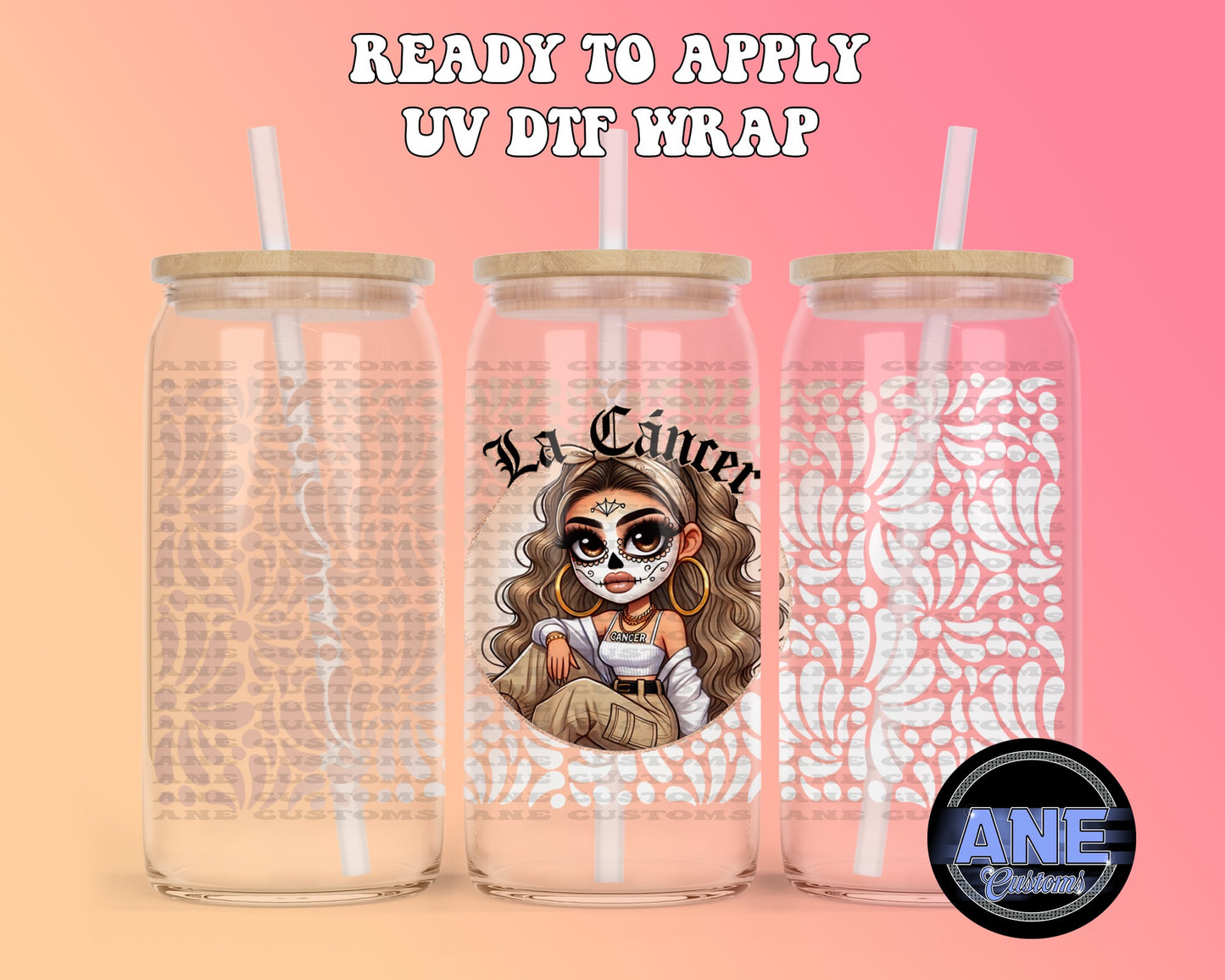 La cancer dia de los muertos UVDTF