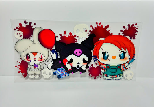 Horror and friends UVDTF WRAP