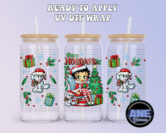 Happy holidays UVDTF WRAP