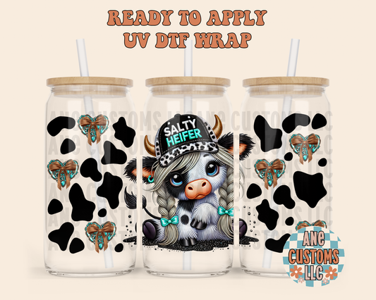Salty heifer UVDTF WRAP