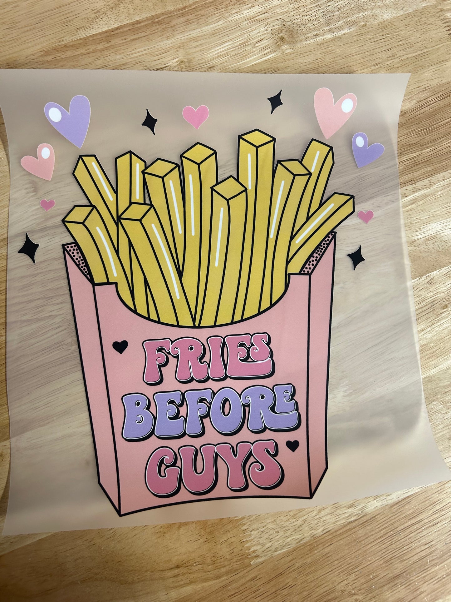 fries before guys pink