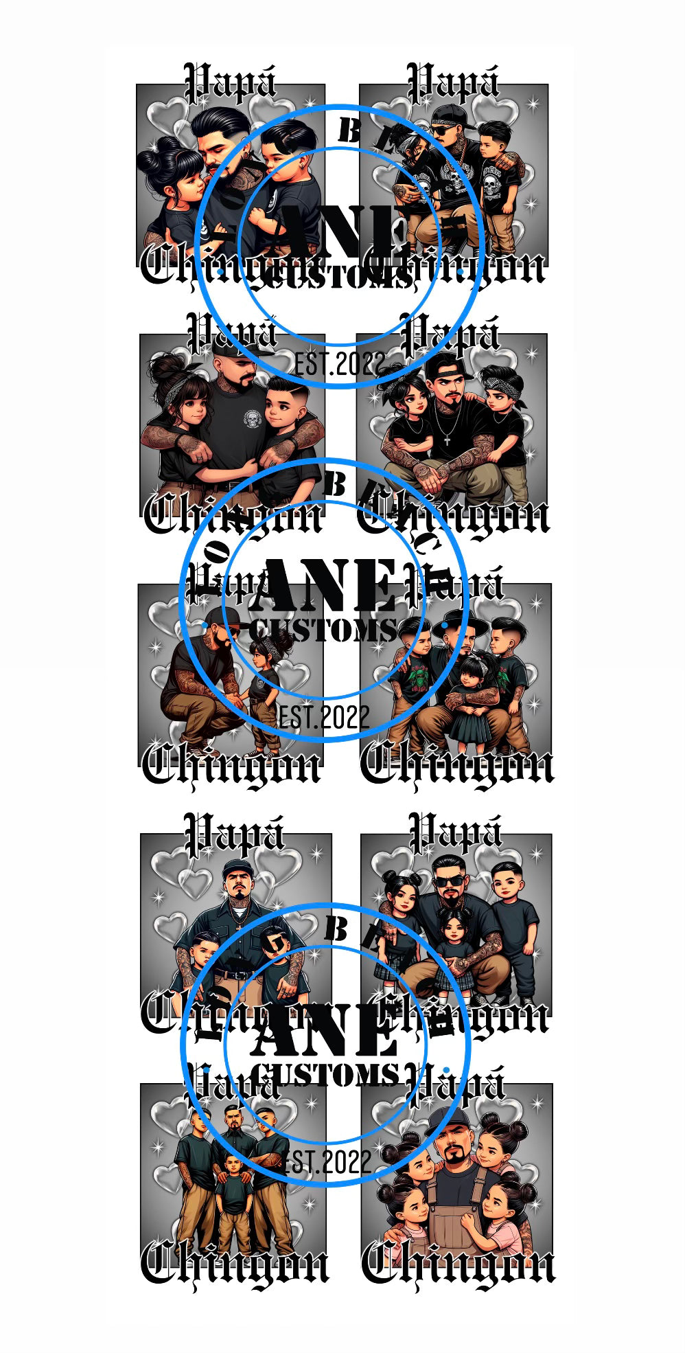 papa chingon #2 gangsheet