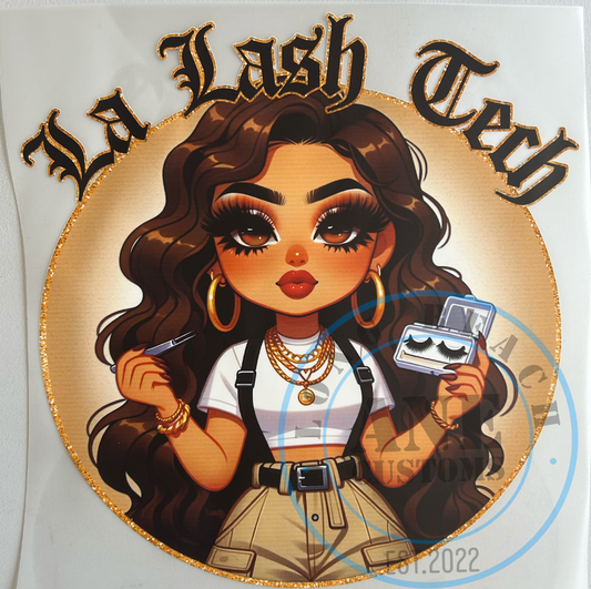 La lash tech